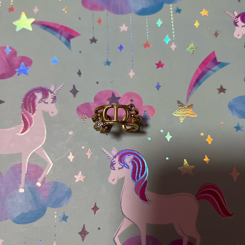 C D adjustable ring brass ring